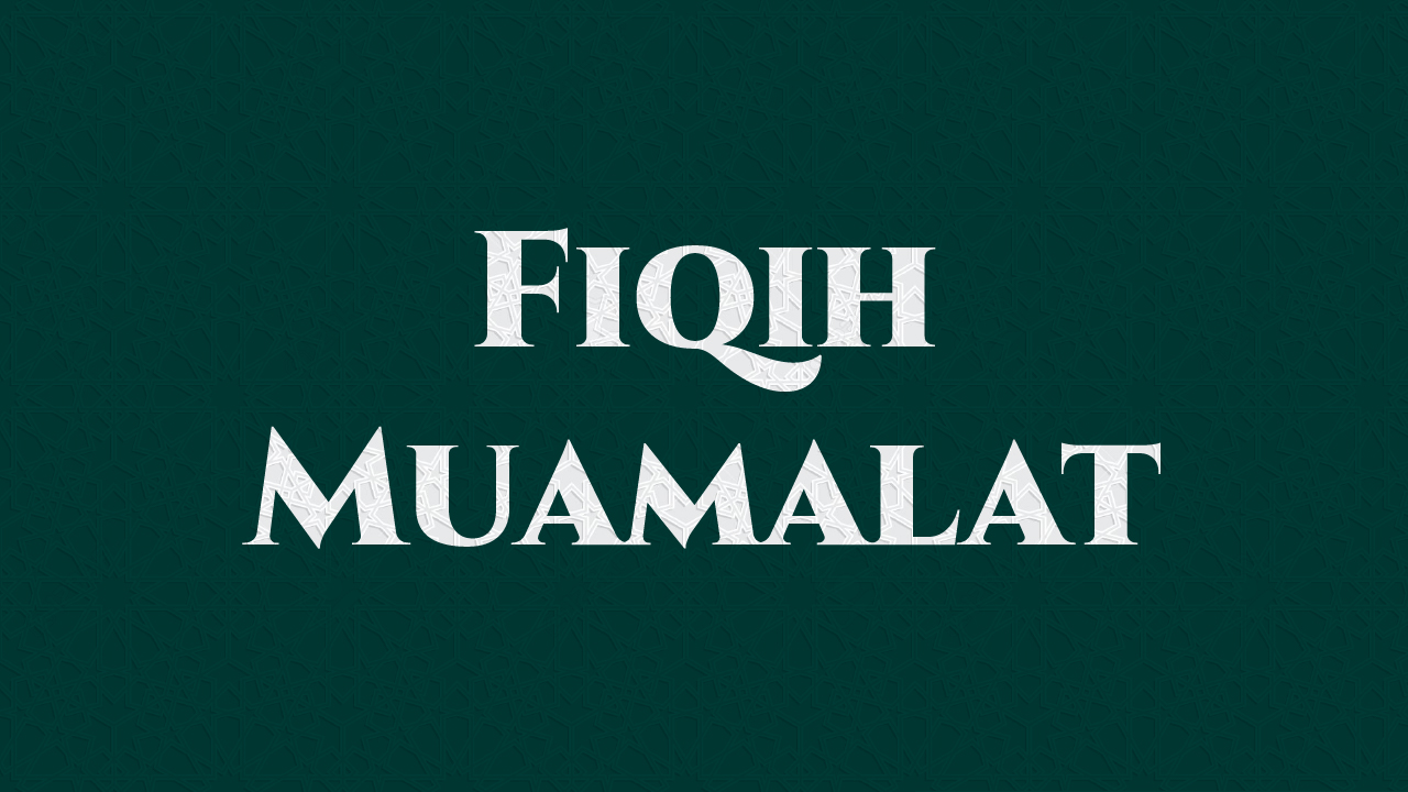 Fiqih Muamalat
