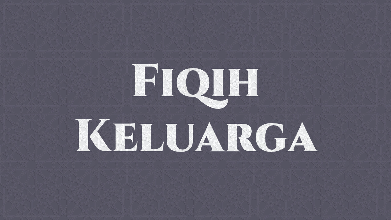 Fiqih Keluarga